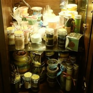 Bath salts and bath bombs